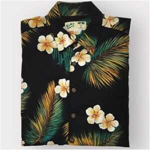 Vintage KoKo Island Hawaiian Button Up Shirt Rayon Mens Size‎ XL Camp Cruise